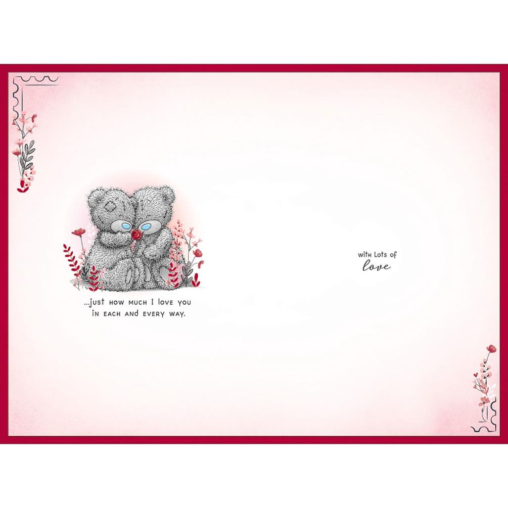 Girlfriend Verse Me to You Bear Valentine's Day Card Extra Image 1
